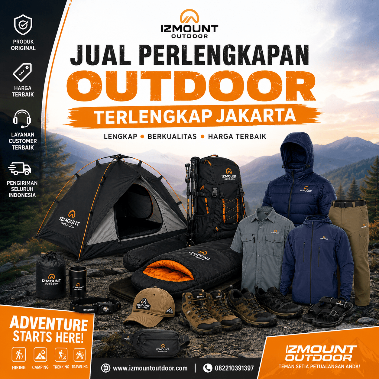 Jual Perlengkapan Outdoor Terlengkap Jakarta