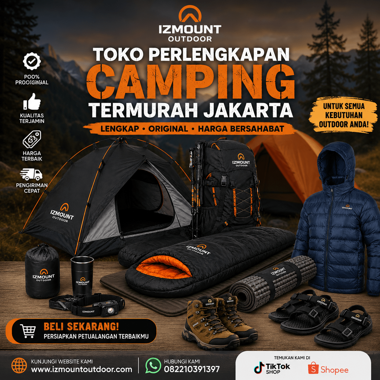 Toko Perlengkapan Camping Termurah Jakarta