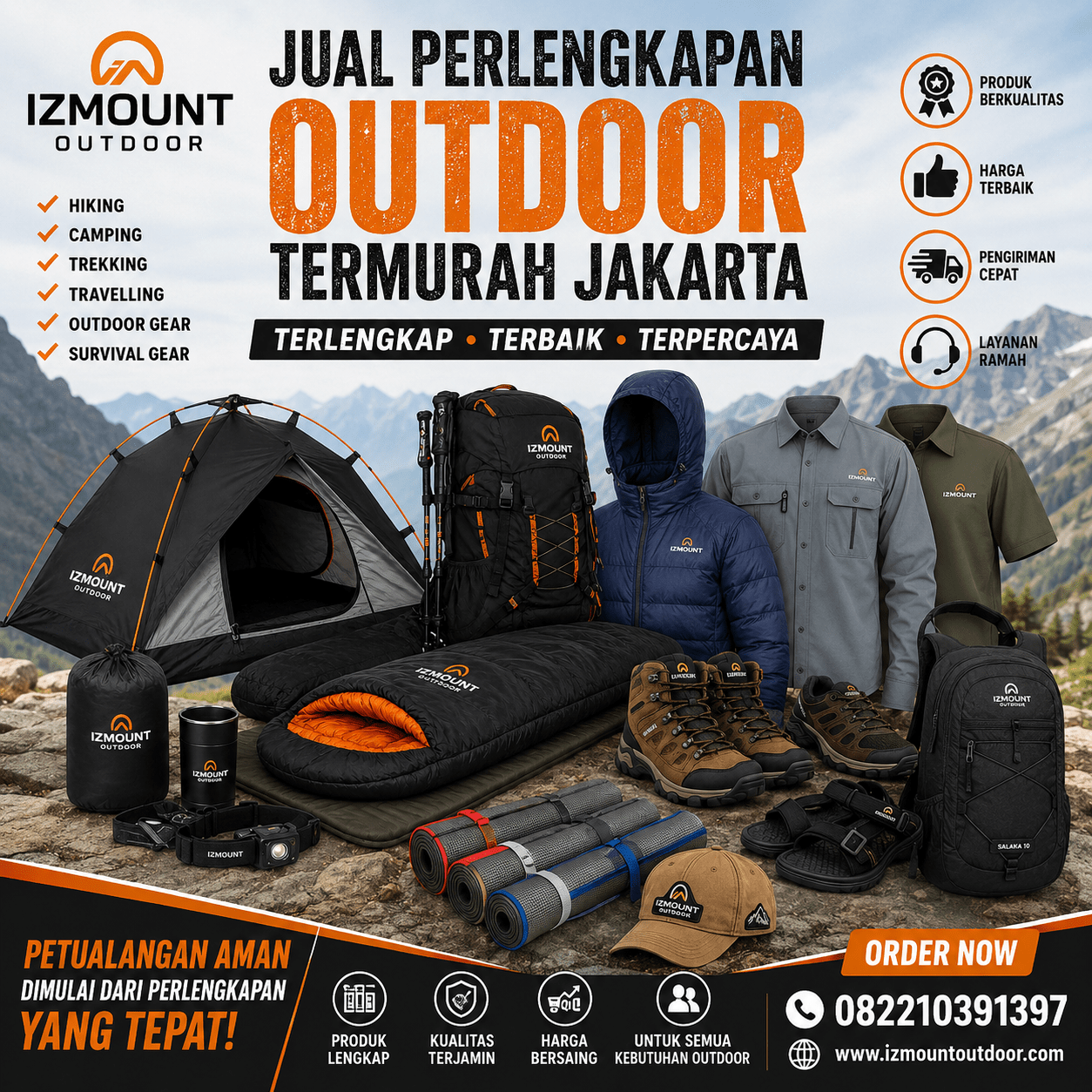 Jual Perlengkapan Outdoor Termurah Jakarta