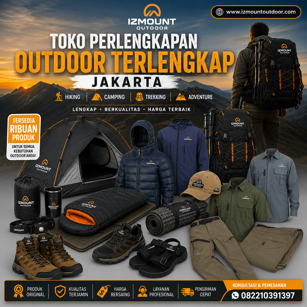 Toko Perlengkapan Outdoor Terlengkap Jakarta